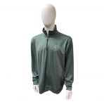 Men's 1/4 Zip Pullover - Heather Green